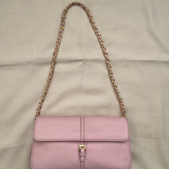 Preston & York Pink Clutch With Chain - Picture 3 of 17